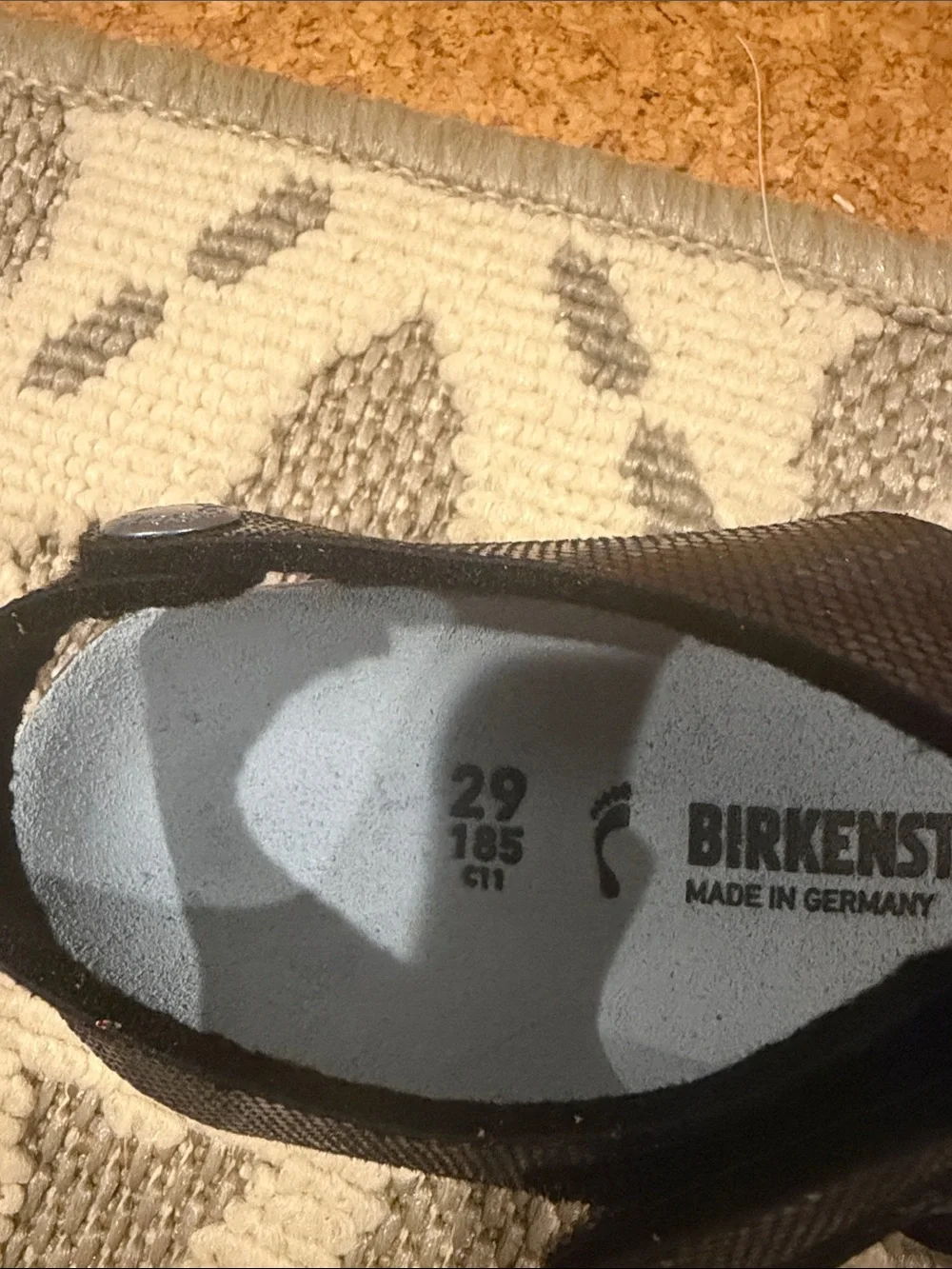 BIRKENSTOCK kids  Colorado Microfibre Hologram Black Blue Sandal